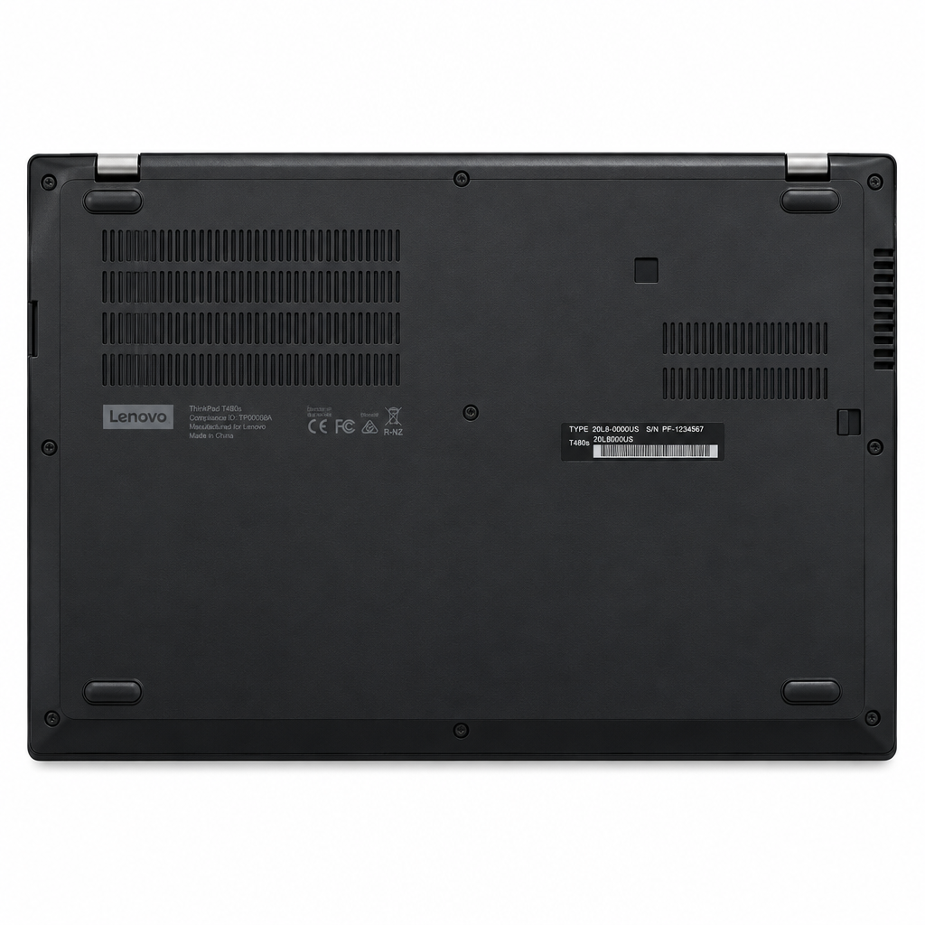 Lenovo ThinkPad T480s - Bottom View
